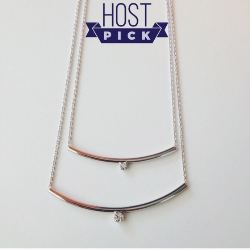 SALE Layered Necklace NWT Rhinestone